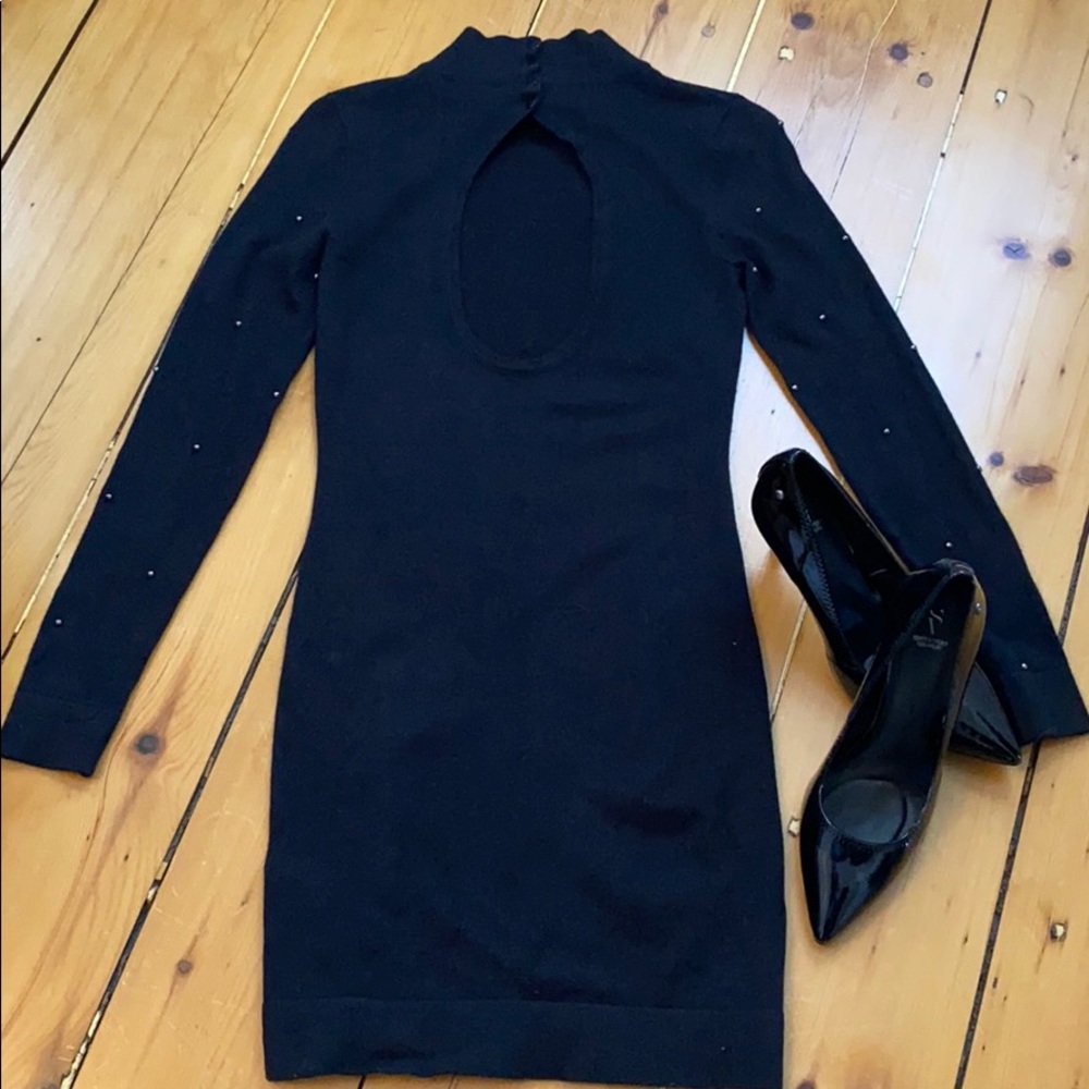 Forever 21 long sleeve, beaded dress. - Picture 2 of 6